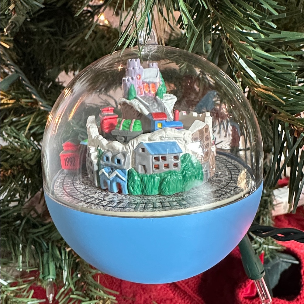 Hallmark Vintage Continental Express Holiday Village Ornament by Linda Sickman
